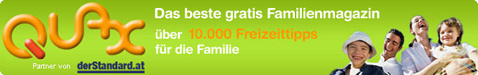 Quax.at - Das beste gratis Familienmagazin - über 10.000 Freizeittipps für die Familie